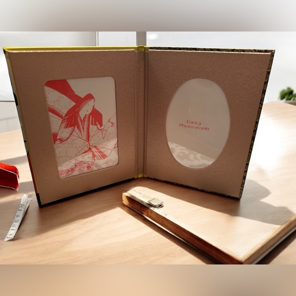 Vintage Japan Japanese Art Fancy Photo Stand NEW Ukiyoe “ Woman Before Mirror “ - Picture 2 of 6